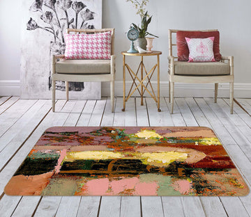 3D Color Oil Painting 1011 Allan P. Friedlander Rug Non Slip Rug Mat