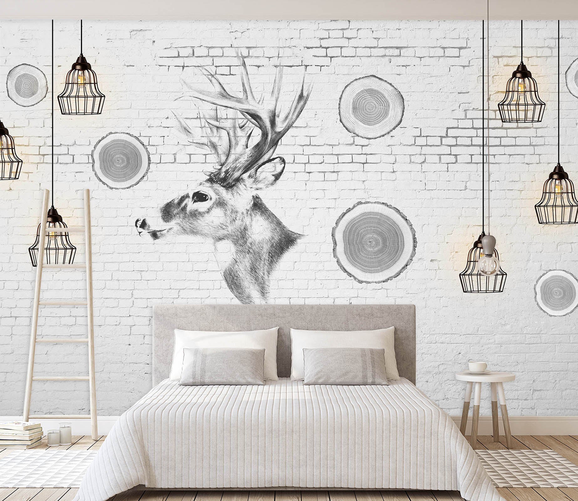 3D Nordic Modern 1541 Wall Murals