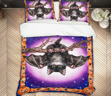 3D Bat Branch 5831 Kayomi Harai Bedding Bed Pillowcases Quilt Cover Duvet Cover