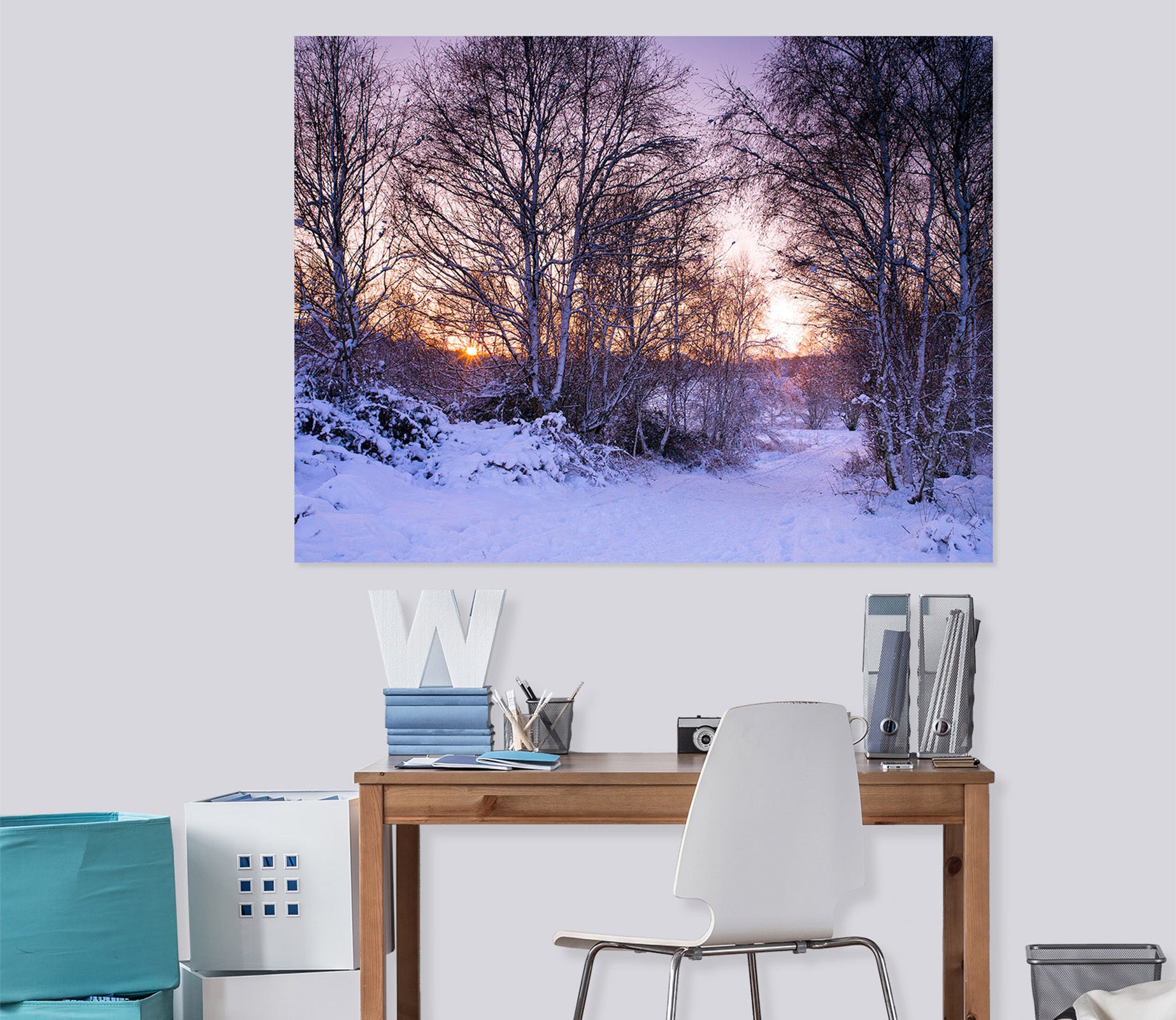 3D Snow Forest 014 Assaf Frank Wall Sticker