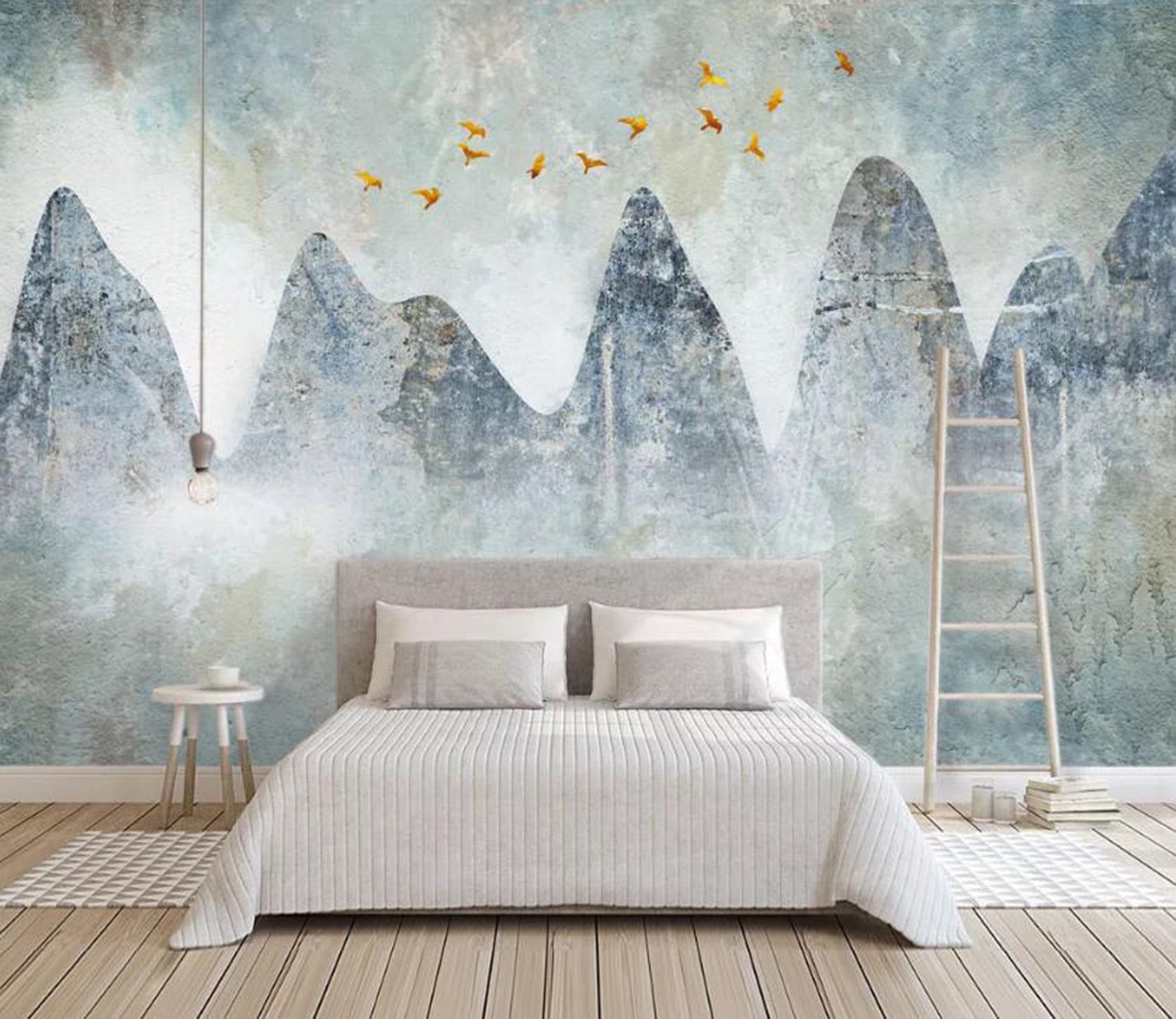 3D Mountain Peak WC73 Wall Murals Wallpaper AJ Wallpaper 2 