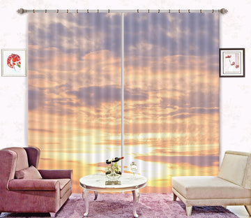 3D Sunset Clouds 6404 Assaf Frank Curtain Curtains Drapes