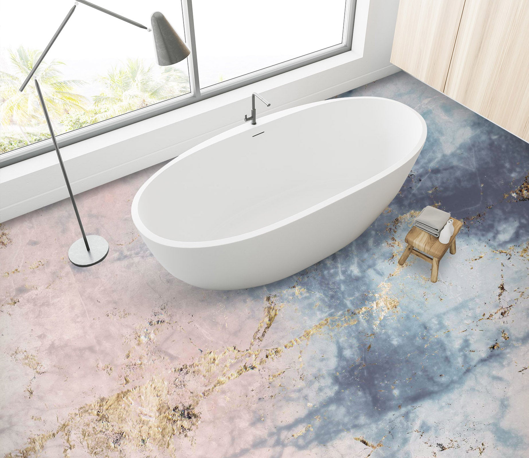 3D Noble Elegance 1002 Floor Mural  Wallpaper Murals Self-Adhesive Removable Print Epoxy