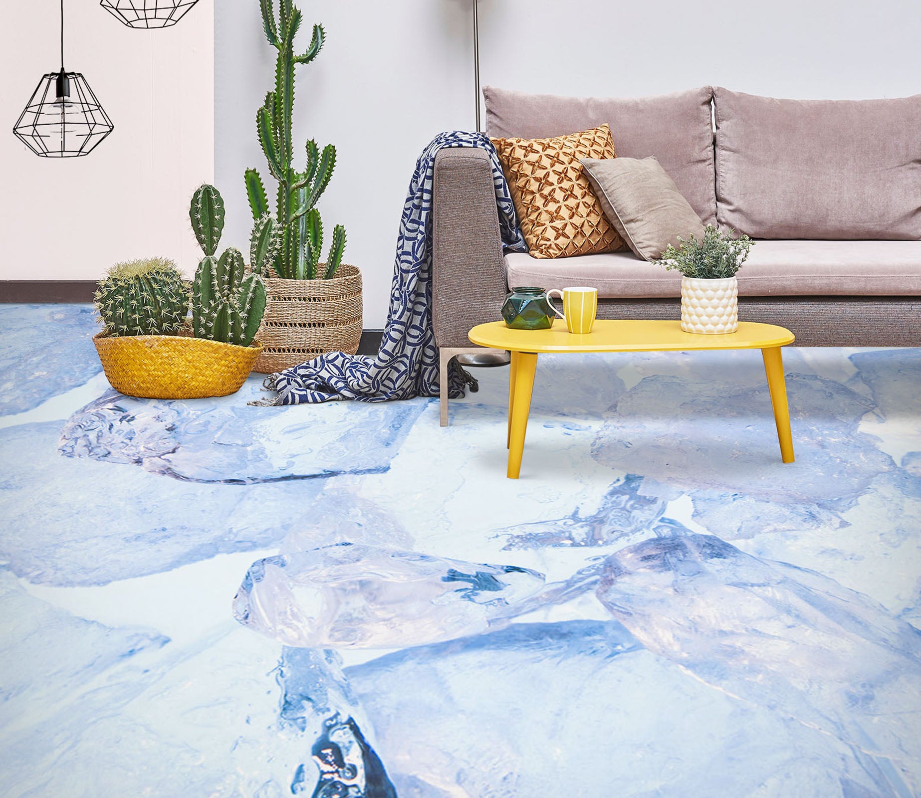 3D Subtle Purple Art 1492 Floor Mural  Wallpaper Murals Self-Adhesive Removable Print Epoxy