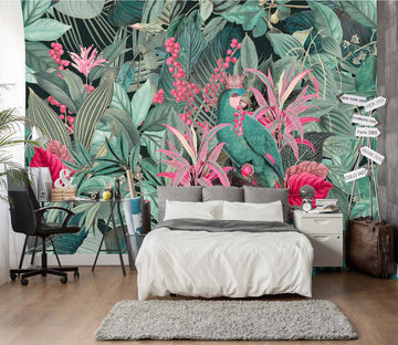 3D Forest Flowers 1003 Andrea haase Wall Mural Wall Murals