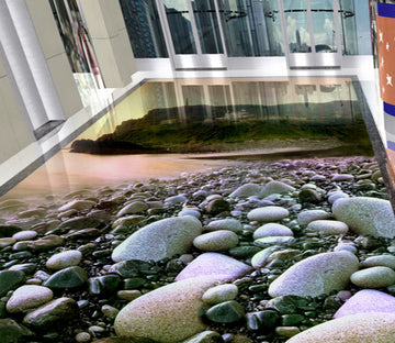 3D Pebbled Shore 372 Floor Mural  Wallpaper Murals Rug & Mat Print Epoxy waterproof bath floor