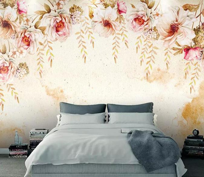 3D Pink Rose 649 Wall Murals Wallpaper AJ Wallpaper 2 