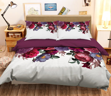 3D Red Rose 040 Uta Naumann Bedding Bed Pillowcases Quilt