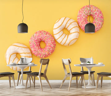 3D Colored Donuts 1441 Wall Murals