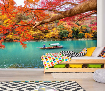 3D Autumn Leaves Tree 1679 Wall Murals Wallpaper AJ Wallpaper 2 