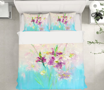 3D Purple Bouquet 550 Skromova Marina Bedding Bed Pillowcases Quilt