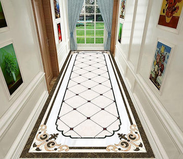 3D Black Pattern WG111 Floor Mural Wallpaper AJ Wallpaper 2 