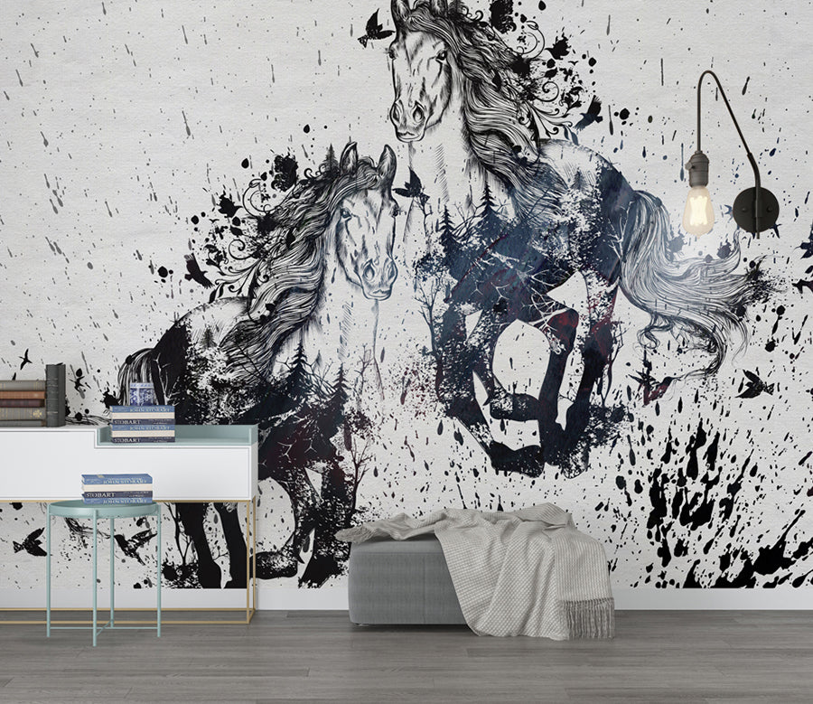 3D Dark Horse WG191 Wall Murals