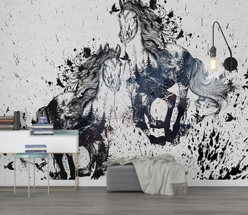 3D Dark Horse WG191 Wall Murals