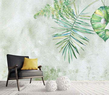 3D Misty Leaves WG251 Wall Murals