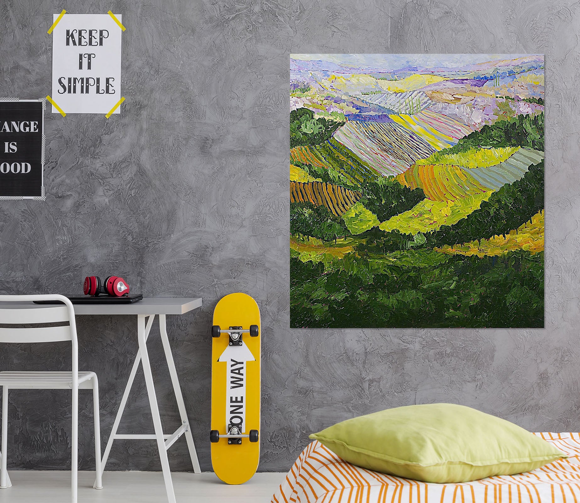 3D Forest Field 105 Allan P. Friedlander Wall Sticker