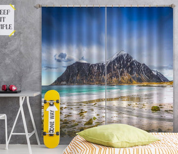 3D Beach Island 145 Marco Carmassi Curtain Curtains Drapes Wallpaper AJ Wallpaper 