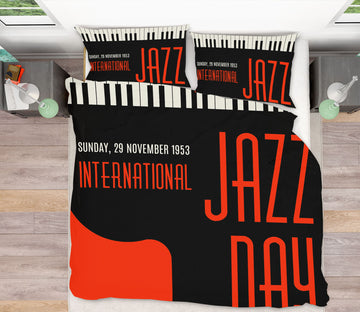 3D Red Piano Key 168 Boris Draschoff Bedding Bed Pillowcases Quilt