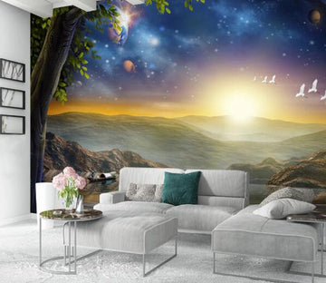 3D Lake Valley WC1459 Wall Murals