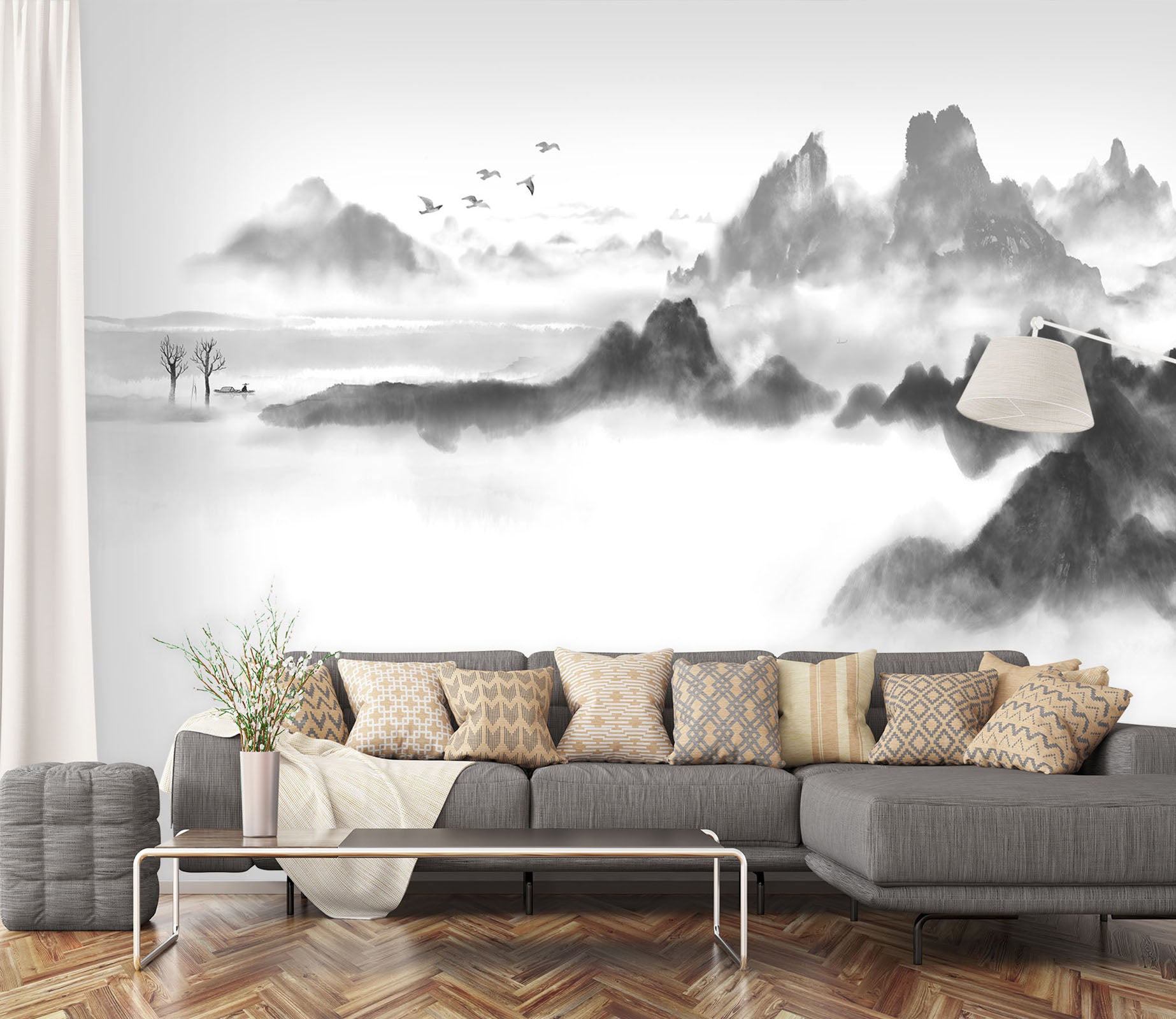3D Sketch Valley 1431 Wall Murals