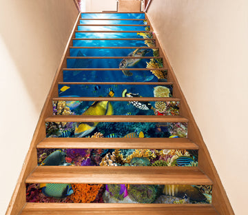 3D Underwater Fish 312 Stair Risers