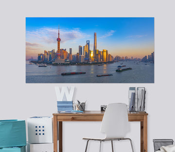 3D Water City 147 Marco Carmassi Wall Sticker