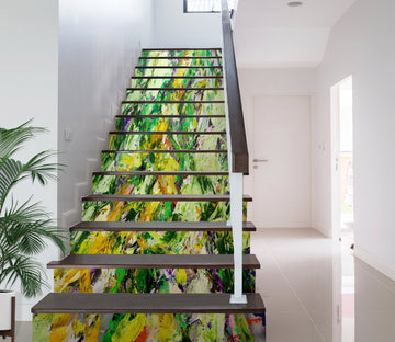 3D Green Oil Painting 9090 Allan P. Friedlander Stair Risers