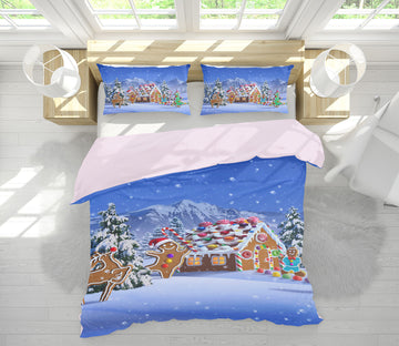 3D Gingerbread Fantasy 2122 Jerry LoFaro bedding Bed Pillowcases Quilt