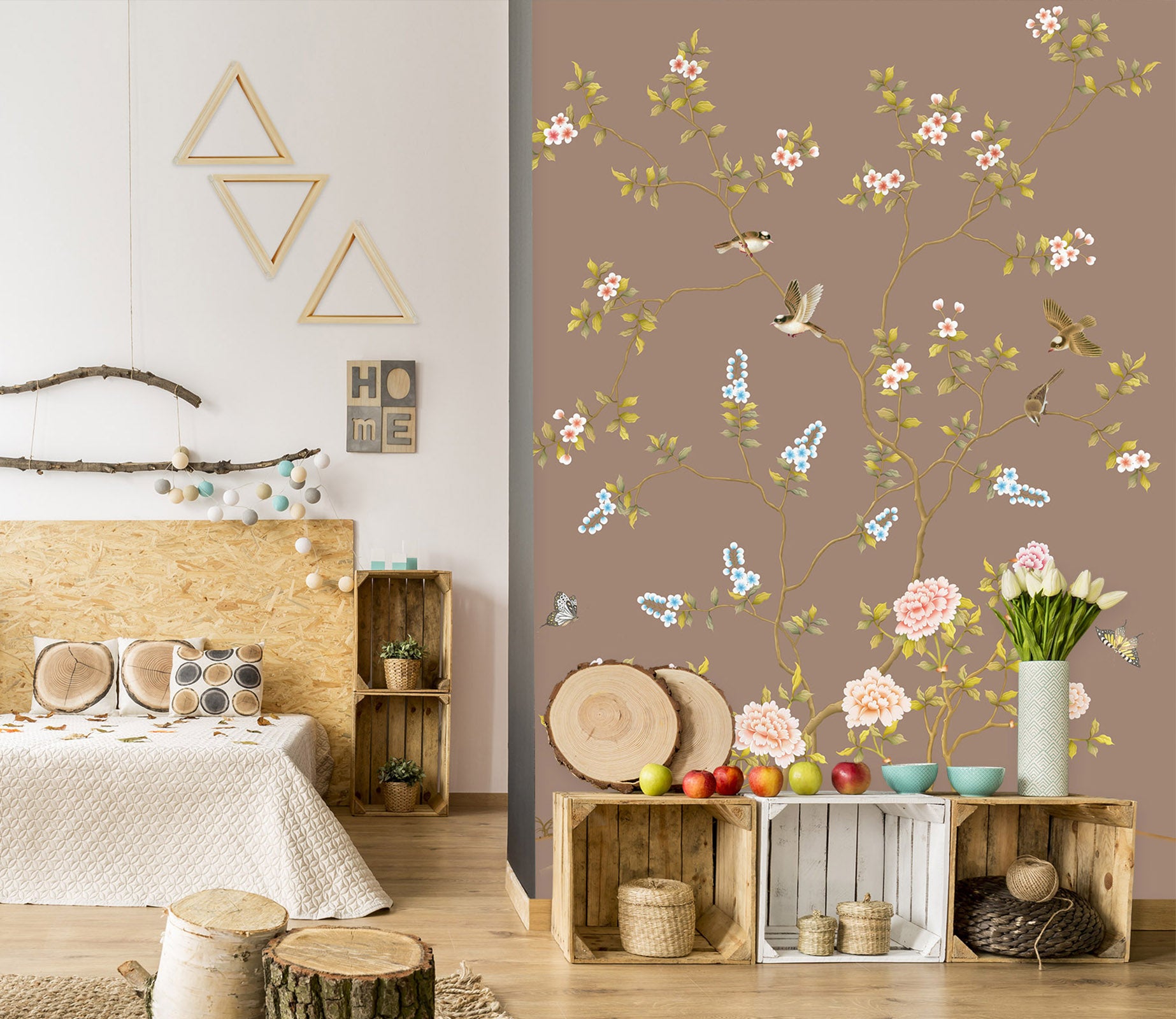 3D Bird Chinese Pattern 1638 Wall Murals