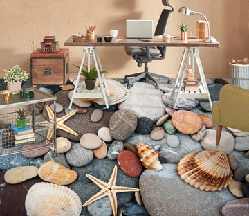 3D Precious Pebbles 1500 Floor Mural  Wallpaper Murals Self-Adhesive Removable Print Epoxy