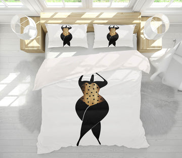 3D Black Dance Pattern 130 Boris Draschoff Bedding Bed Pillowcases Quilt