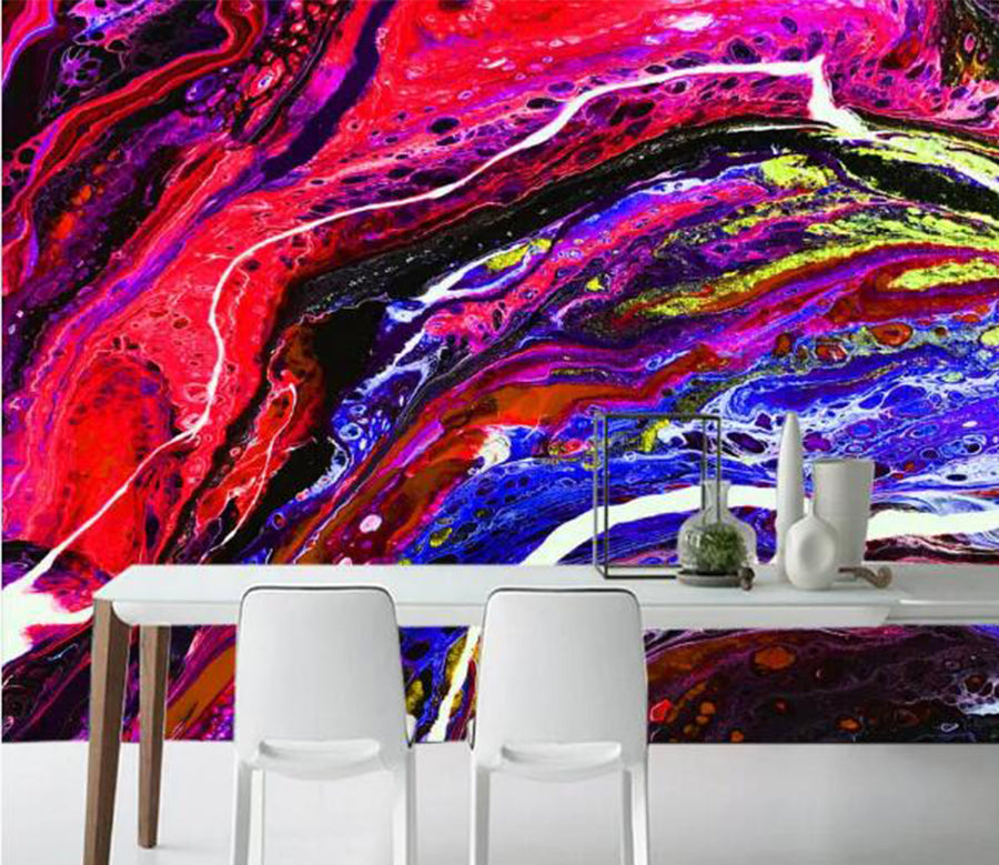 3D Color Line WC915 Wall Murals