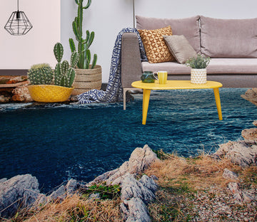 3D Secret Deep Blue Sea 1290 Floor Mural