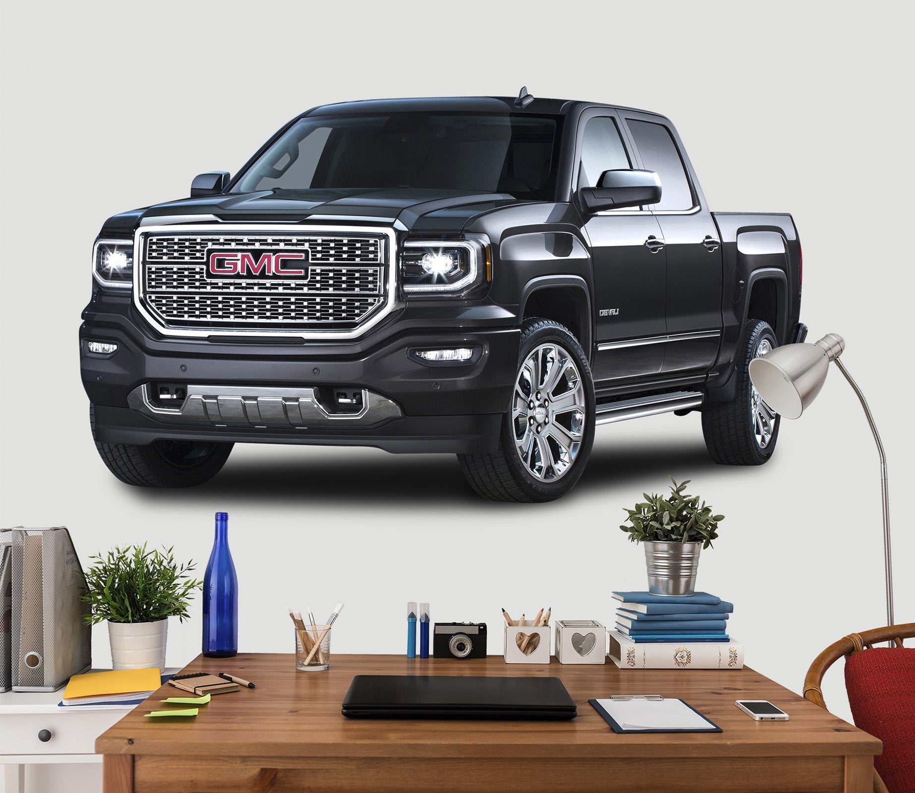 3D Black Pickup Truck 0001 Vehicles Wallpaper AJ Wallpaper 