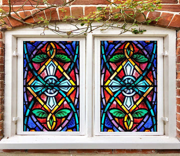 3D Sacred Art 420 Window Film Print Sticker Cling Stained Glass UV Block