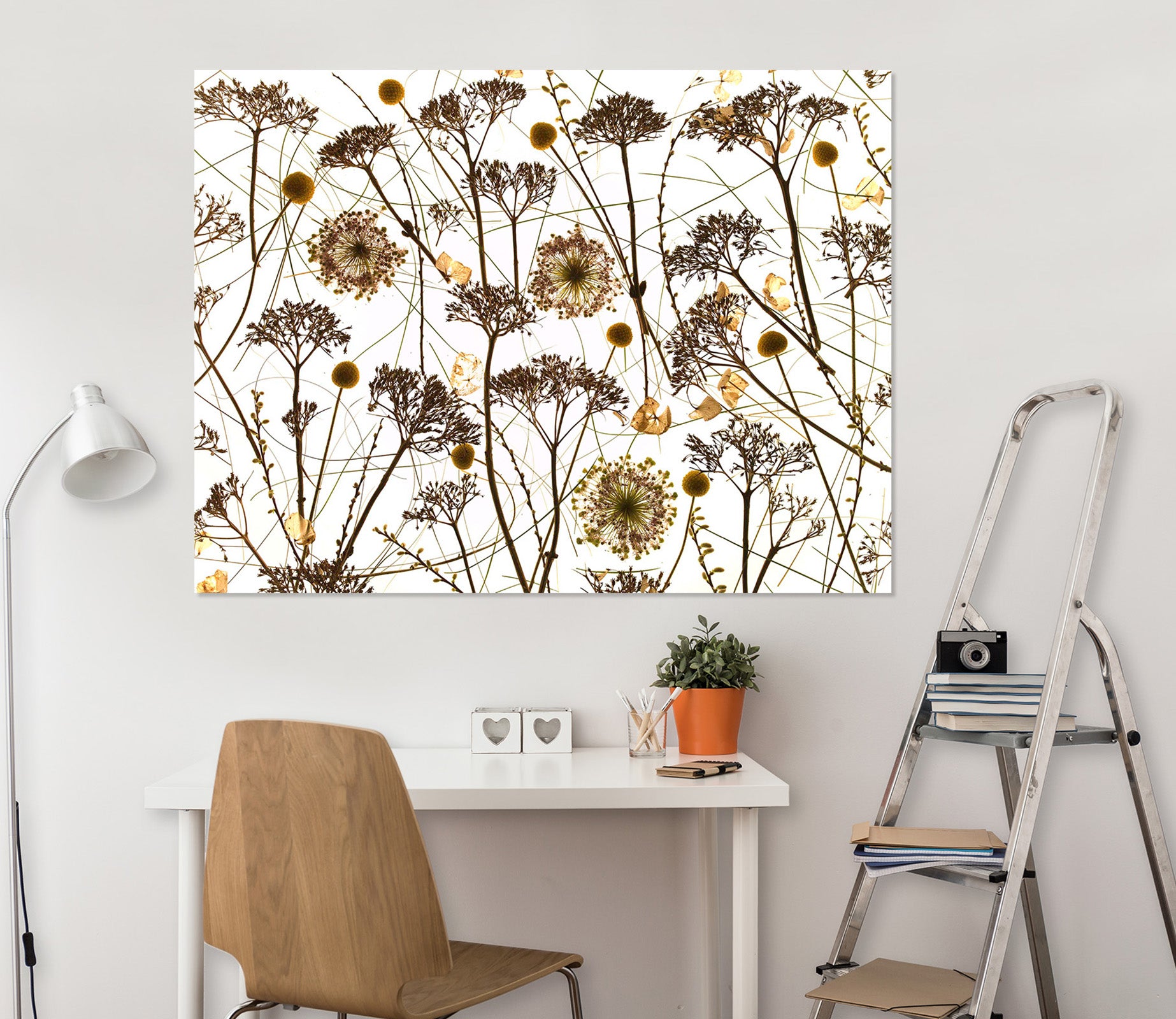 3D Dead Flower 015 Assaf Frank Wall Sticker