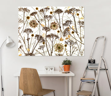 3D Dead Flower 015 Assaf Frank Wall Sticker