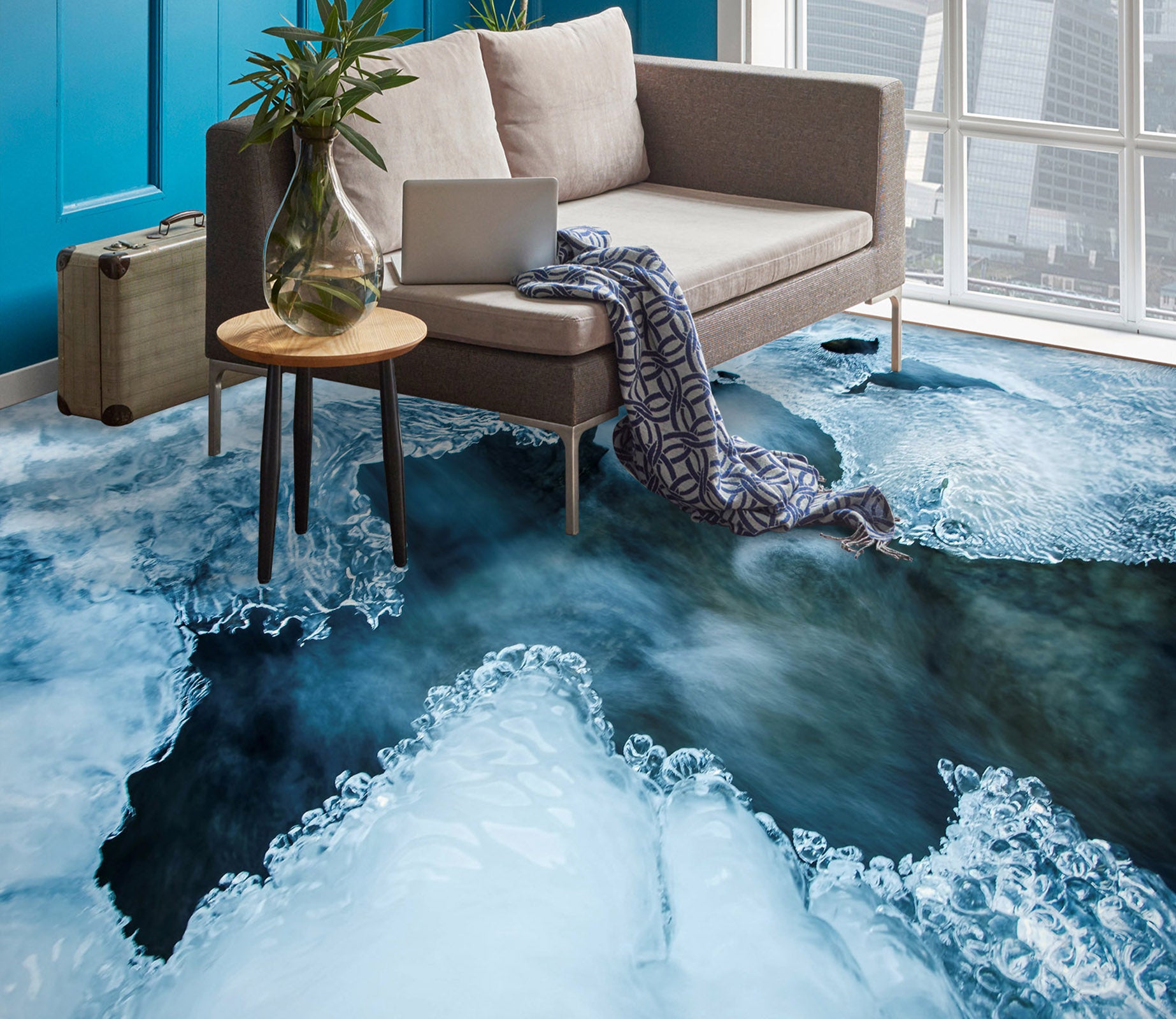 3D Dreamy Ice 029 Floor Mural  Wallpaper Murals Rug & Mat Print Epoxy waterproof bath floor