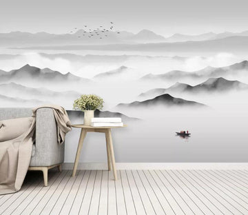 3D Water Boat WC46 Wall Murals Wallpaper AJ Wallpaper 2 