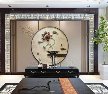 3D Lotus WC21 Wall Murals Wallpaper AJ Wallpaper 2 