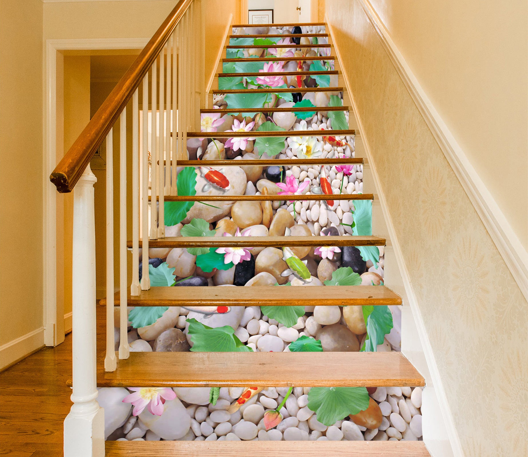3D Rich River Bottom 030 Stair Risers