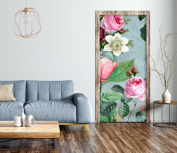 3D Rose Flowers 11903 Andrea Haase Door Mural