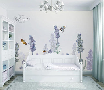 3D Flower Butterfly WC79 Wall Murals Wallpaper AJ Wallpaper 2 