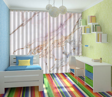 3D Marble Powder 22 Curtains Drapes Curtains AJ Creativity Home 