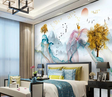 3D Dream Ribbon 155 Wall Murals