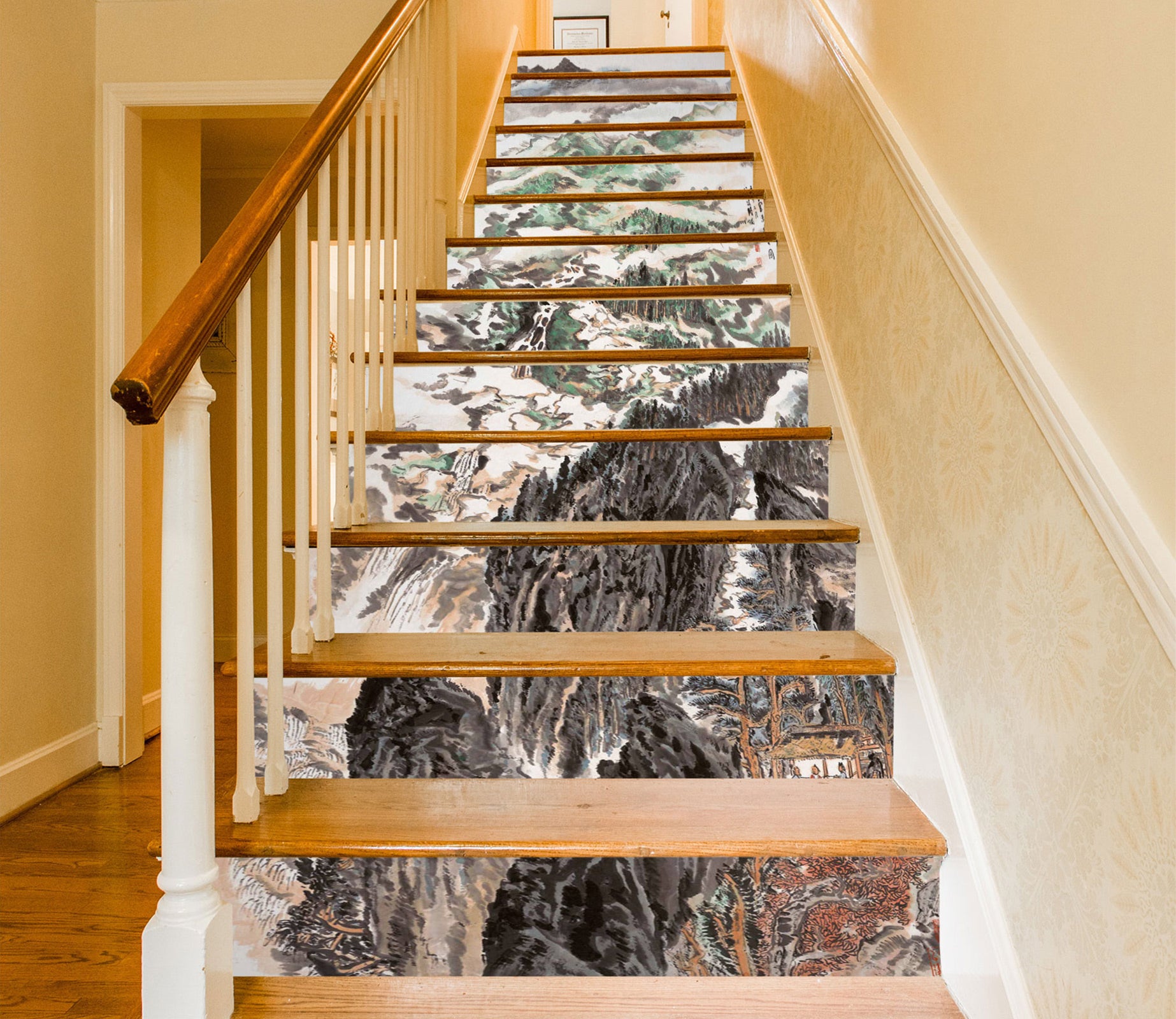 3D Outline Stones 069 Stair Risers