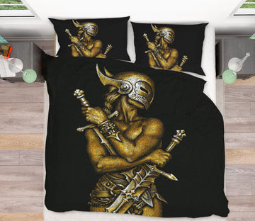 3D Sword Metallic Man 6219 Ciruelo Bedding Bed Pillowcases Quilt