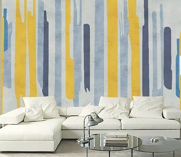 3D Color Stripes WG118 Wall Murals