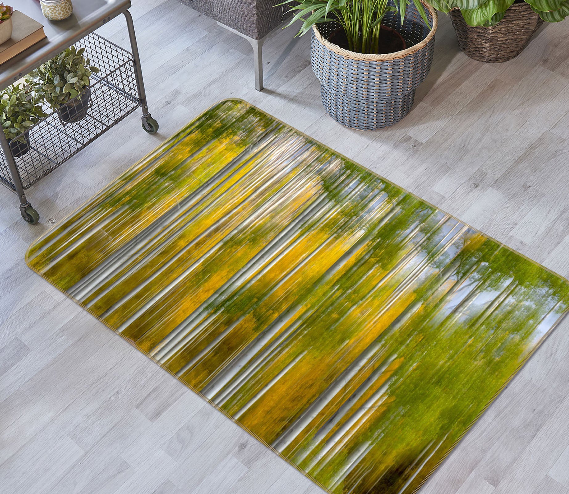 3D Autumn Forest 1160 Marco Carmassi Rug Non Slip Rug Mat