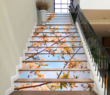 3D Pretty Flowers In Spring 634 Stair Risers